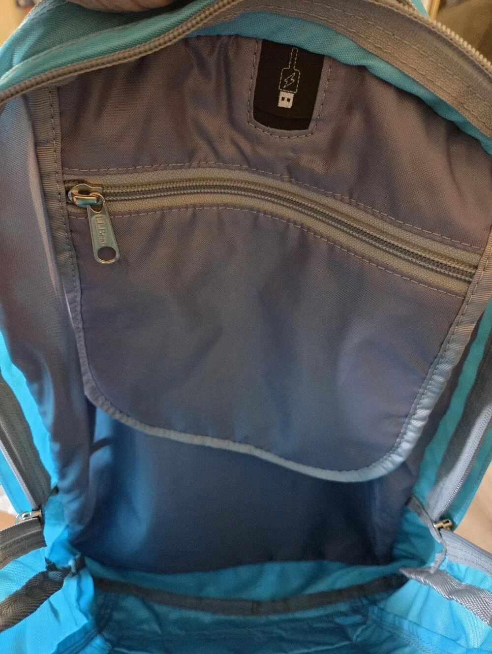 L.L.Bean Turquoise Deluxe Backpack